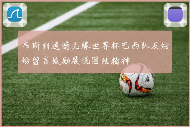 韦斯利遗憾无缘世界杯巴西队友纷纷留言鼓励展现团结精神